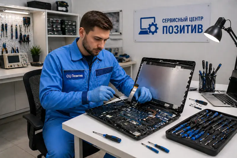 Замена шлейфа матрицы ноутбука в Сургуте