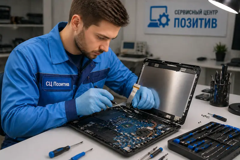 Ремонт шлейфа матрицы ноутбука в Сургуте