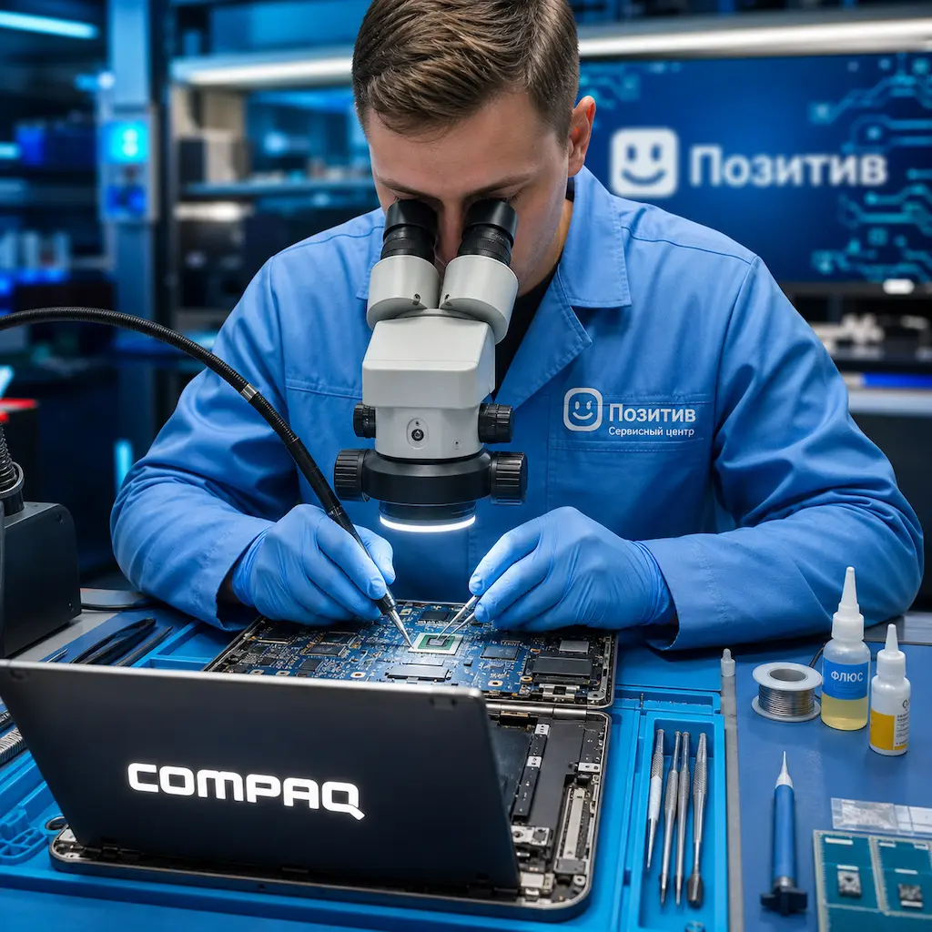 Замена видеокарты ноутбука Compaq в Сургуте