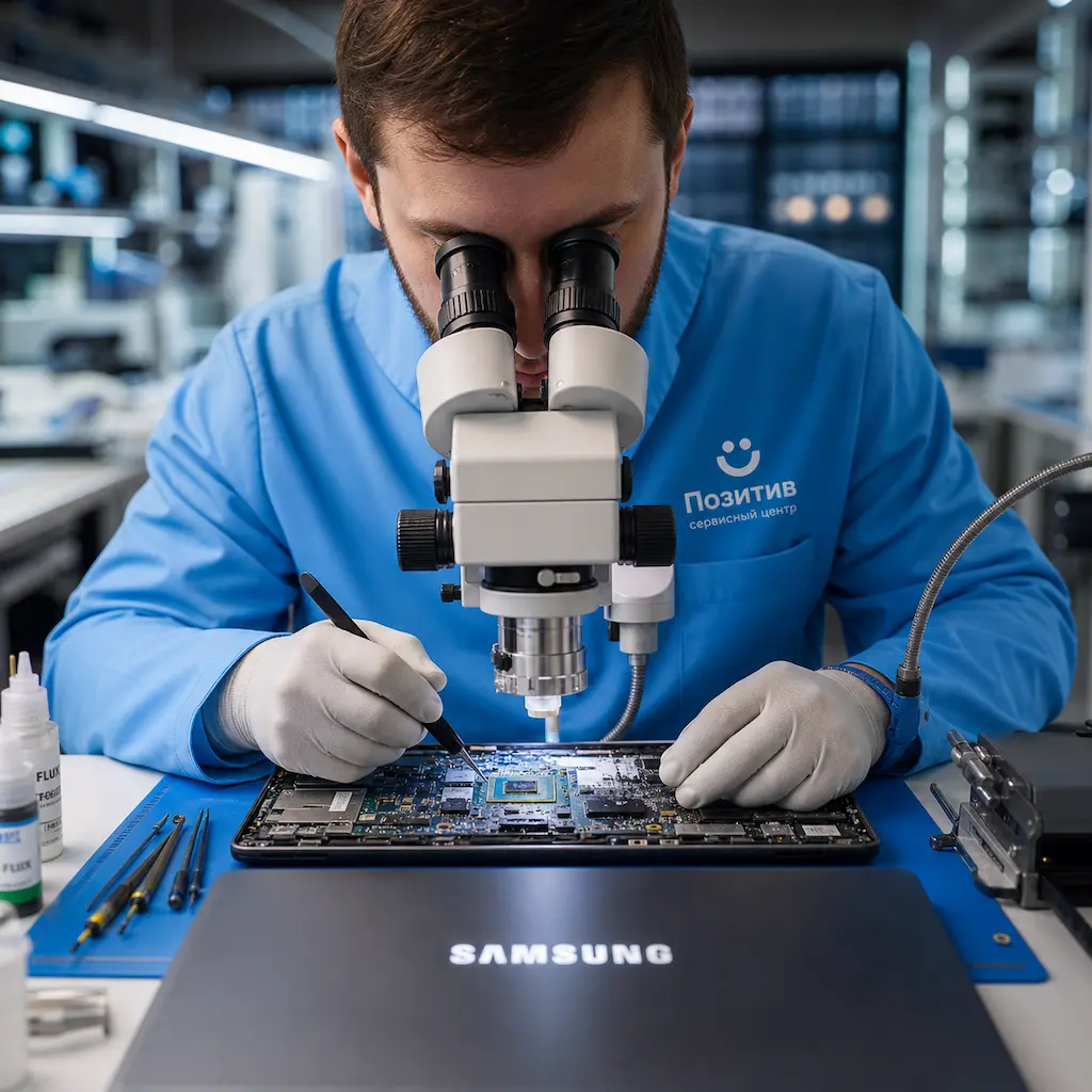 Замена видеокарты ноутбука Samsung в Сургуте