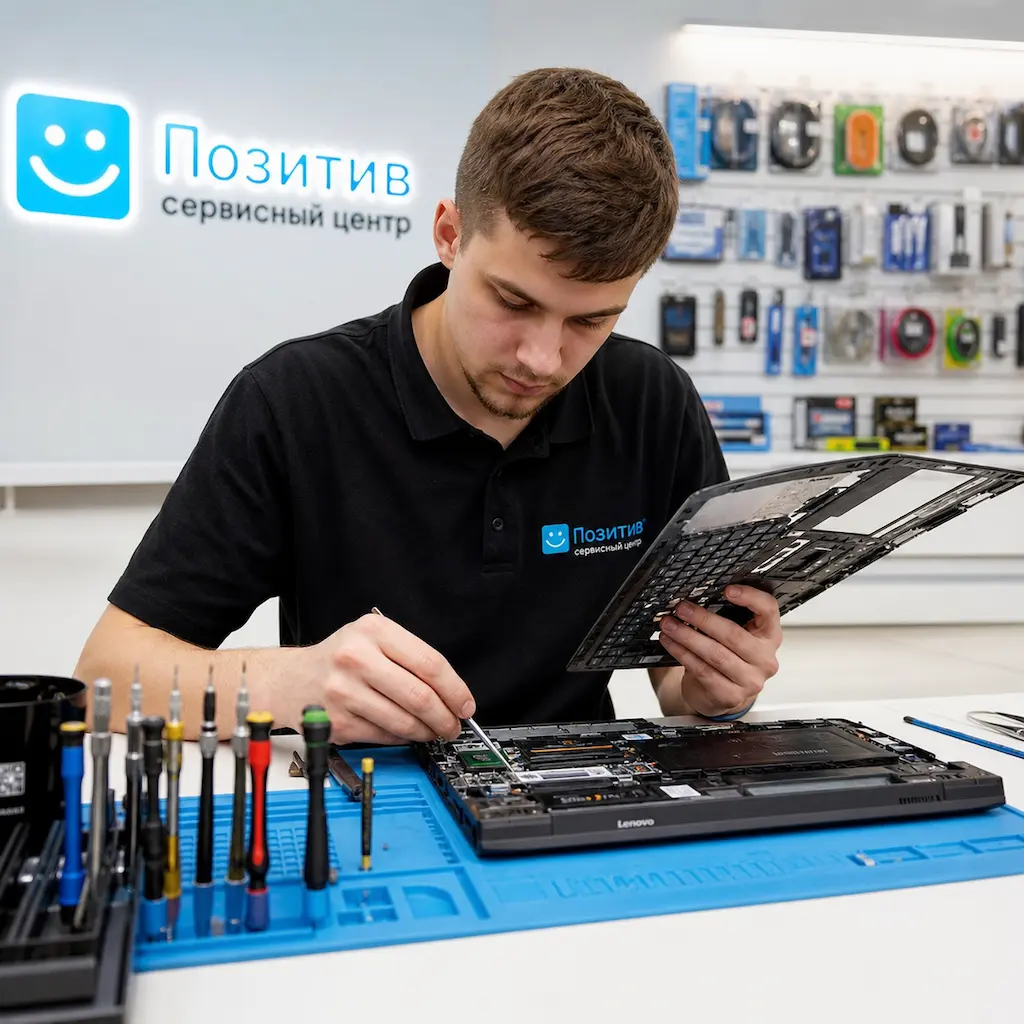 заменить клавиатуру на ноутбуке Lenovo в Сургуте