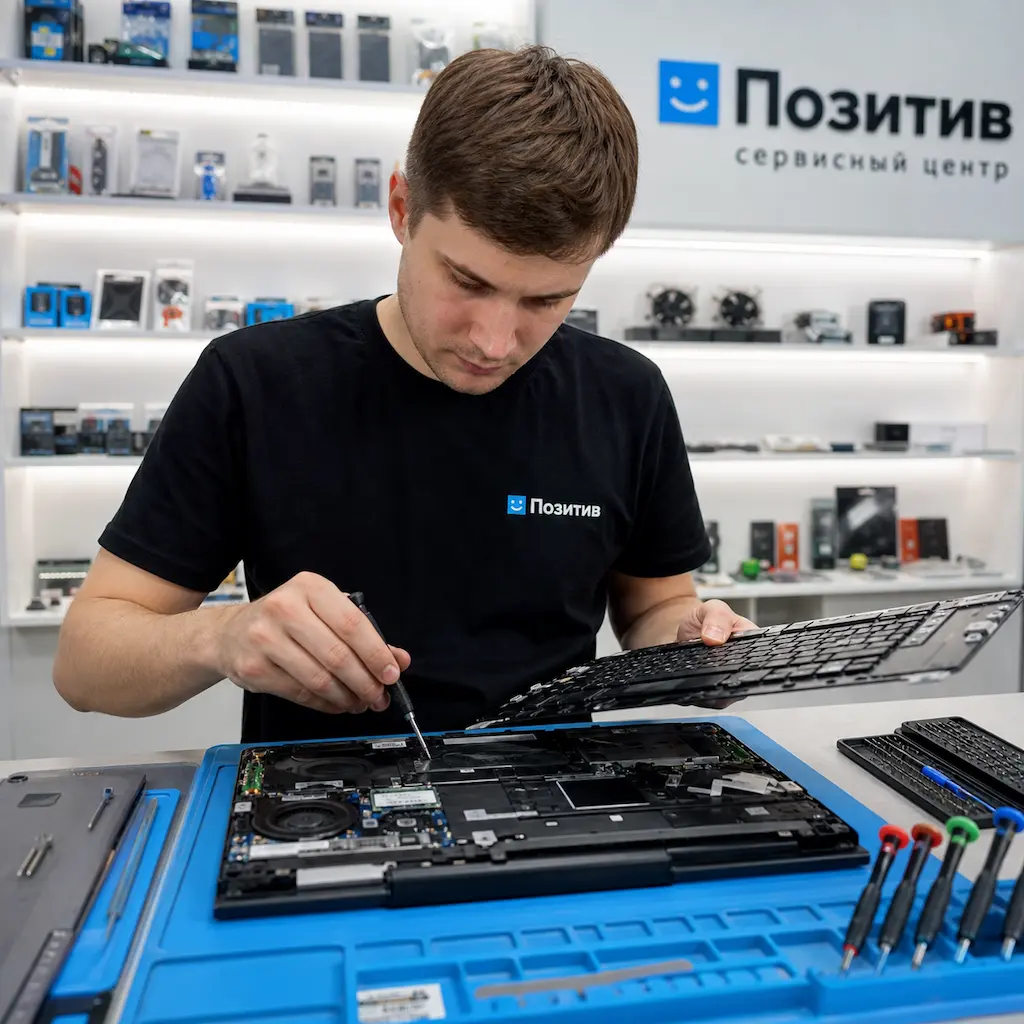заменить клавиатуру на ноутбуке Samsung в Сургуте