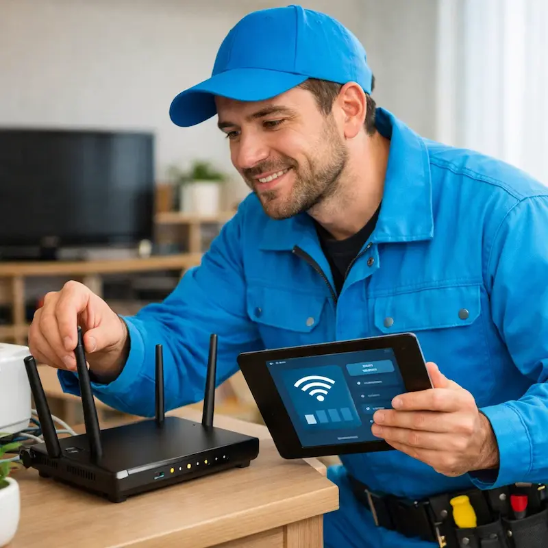 Настройка Wi-Fi для квартиры, дома и офиса в Сургуте