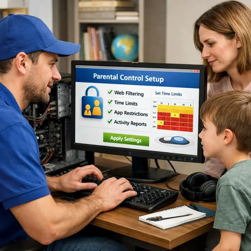 установка родительского контроля в Сургуте