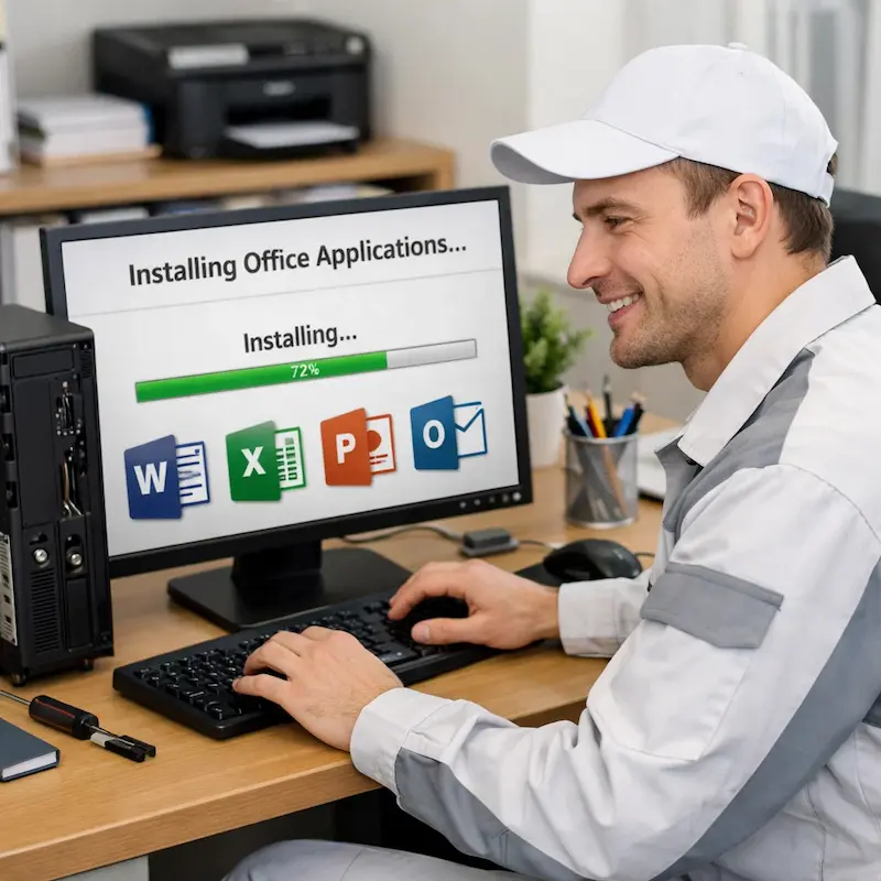 Установка и настройка программ на компьютере в Сургуте