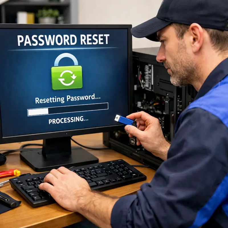 Удаление пароля на компьютере в Сургуте